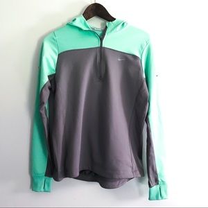 Nike Dri Fit 1/4 Zip Running Jacket / Hoodie